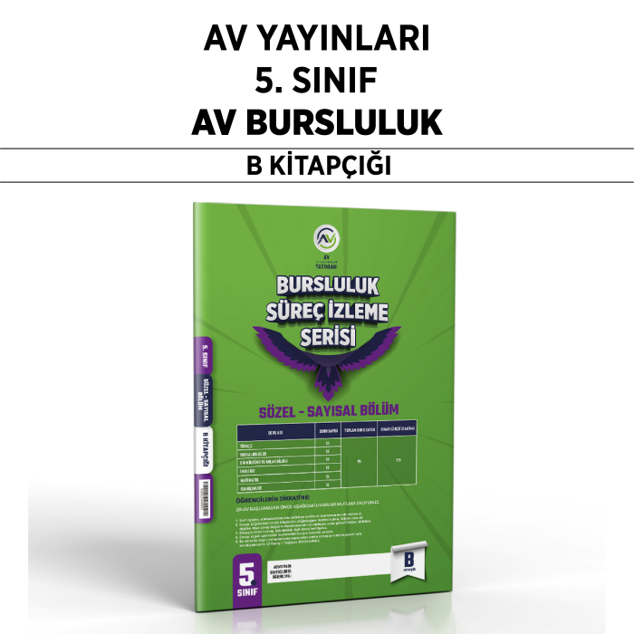 AV 05.SINIF BURSLULUK DENEME KLB SAY/SÖZ B -25-26